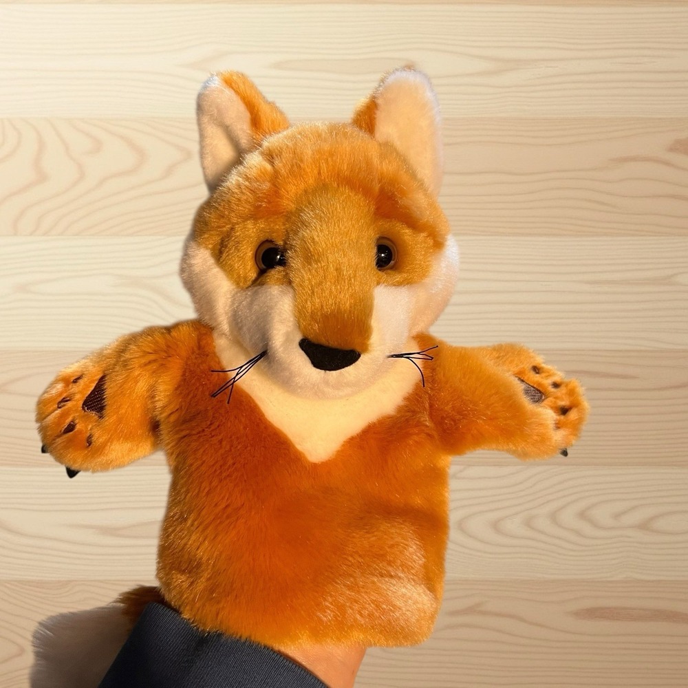 The Puppet Company Fox Soft Plush Toy 19" Hand‎ Puppet